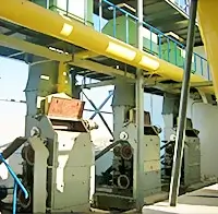 Copra crushing machine