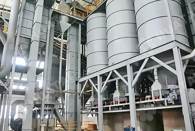 Palm oil fractionation plant