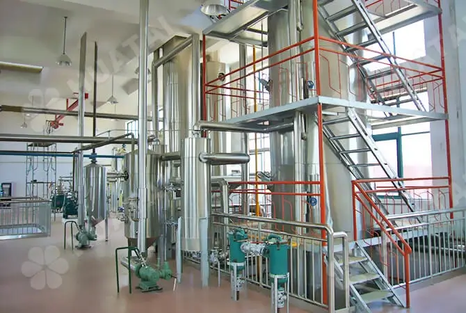 Peanut oil deodorization process