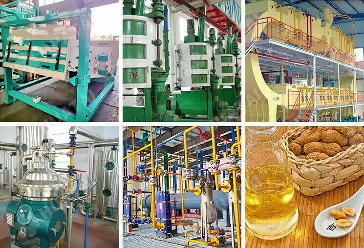 Peanut oil production process