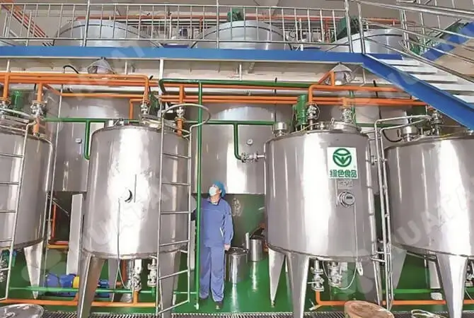 Peanut oil refining process