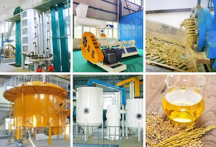 Rice bran oil manufacturing process