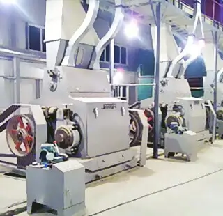 Sunflower seed rolling machine