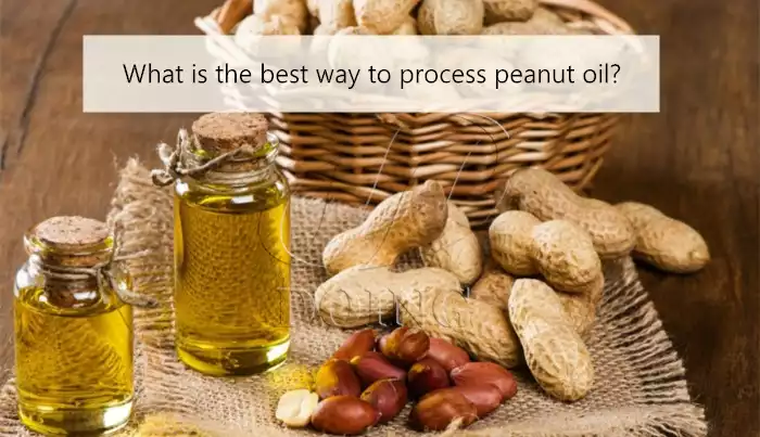 how to extract oil from peanut