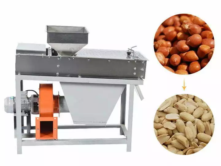 peanut skin peeling machine